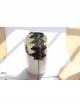 Fashion Handmade Black Lace Flower Gothic Personality Female Wide Anklet
