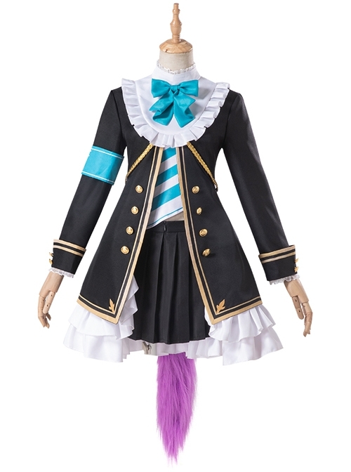 Pretty Derby Mejiro McQueen Halloween Game Cosplay Costume Full Set