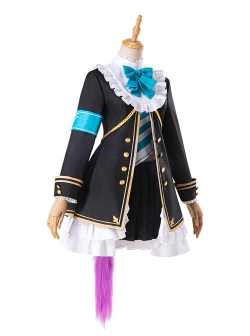 Pretty Derby Mejiro McQueen Halloween Game Cosplay Costume Full Set