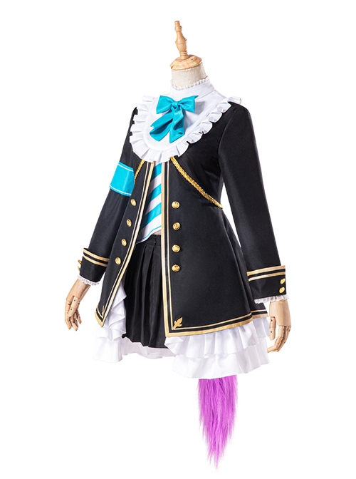 Pretty Derby Mejiro McQueen Halloween Game Cosplay Costume Full Set