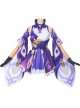 Genshin Impact Keqing Halloween Game Cosplay Costume Full Set