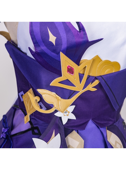 Genshin Impact Keqing Halloween Game Cosplay Costume Full Set