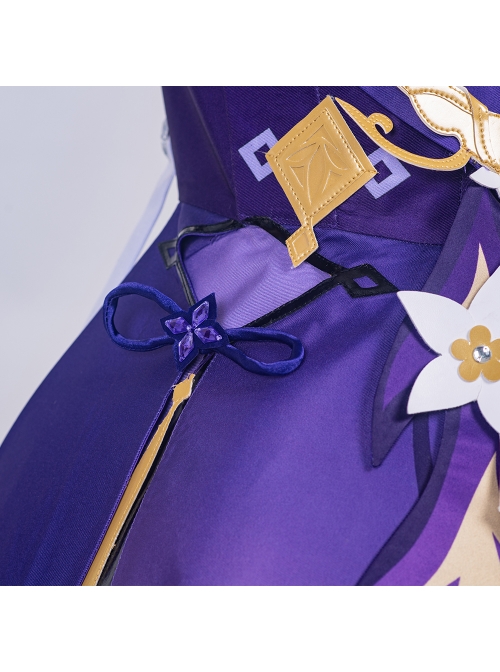 Genshin Impact Keqing Halloween Game Cosplay Costume Full Set