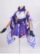 Genshin Impact Keqing Halloween Game Cosplay Costume Full Set