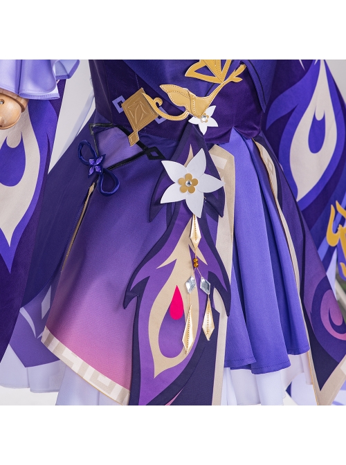 Genshin Impact Keqing Halloween Game Cosplay Costume Full Set