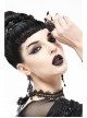 Black Gothic Hollow Pattern Alloy Ring