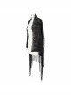 Black Gothic Tassels Hem Lace Shawl