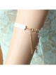 Baroque Fashion Retro Personality Beauty Head White Pearl Lace Wedding Armband