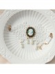 Baroque Fashion Retro Personality Beauty Head White Pearl Lace Wedding Armband