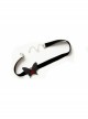 Fashion Gothic Retro Simple Black Butterfly Artificial Leather Ruby Female Choker