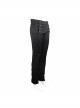High Waist Front Waist Double-Breasted Button Black Gothic Jacquard Pants