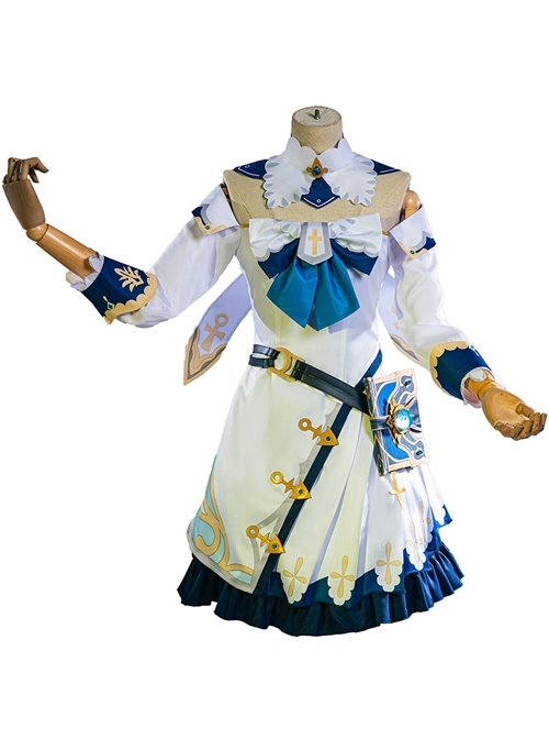 Genshin Impact Barbara Gunnhildr Daily Costume Halloween Game Cosplay Costume Full Set