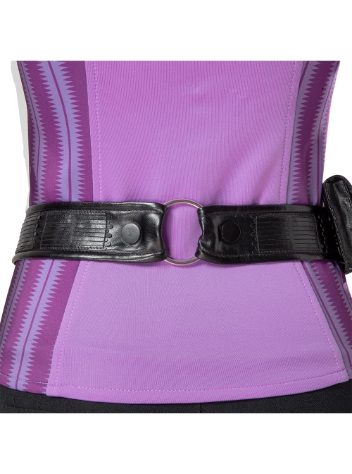 TV Drama Hawkeye Kate Bishop Purple Top Suit Style 2 Halloween Cosplay Costume Set