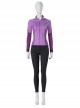 TV Drama Hawkeye Kate Bishop Purple Top Suit Style 2 Halloween Cosplay Costume Set