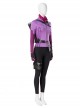 TV Drama Hawkeye Kate Bishop Purple Top Suit Style 2 Halloween Cosplay Costume Set