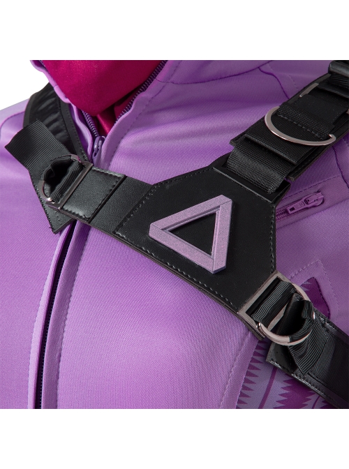 TV Drama Hawkeye Kate Bishop Purple Top Suit Style 2 Halloween Cosplay Costume Set