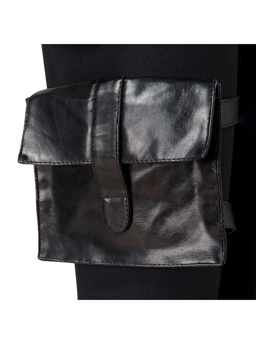 TV Drama Hawkeye Kate Bishop Purple Top Suit Style 2 Halloween Cosplay Accessories Black Waist Bag And Leg Bag