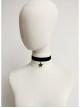 Black Gothic Punk Personality Simple Street Trend Star Female Choker
