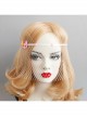 Fashion Simple Fox Pink Yellow Stars Halloween Christmas Show White Veil