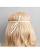 Fashion Simple Fox Pink Yellow Stars Halloween Christmas Show White Veil