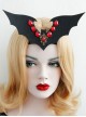 Gothic Retro Fashion Halloween Christmas Holiday Funny Vampire Oversized Bat Hairband