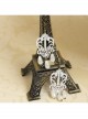 Retro Palace Fashion Baroque Female White Lace Pearl Handmade Earrings