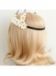 Fashion Retro Christmas White Daisy Flowers Pearl Crown Bridal Female Hairband