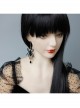 Gothic Retro Fashion Halloween Prom Dress Party Horror Spider Female Long Earrings
