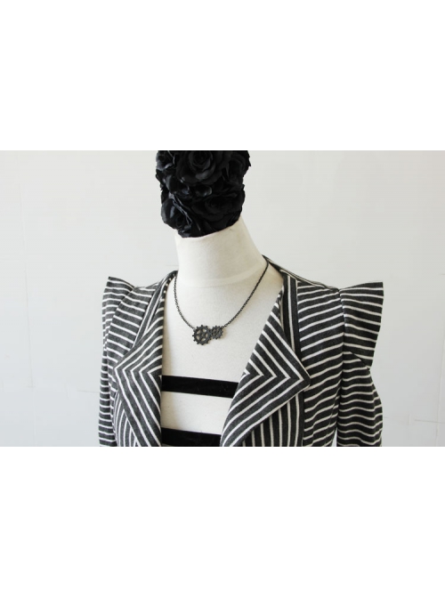 Punk Black Retro Gear Female Fashion Simple Hip Hop Necklace