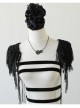 Punk Black Retro Gear Female Fashion Simple Hip Hop Necklace