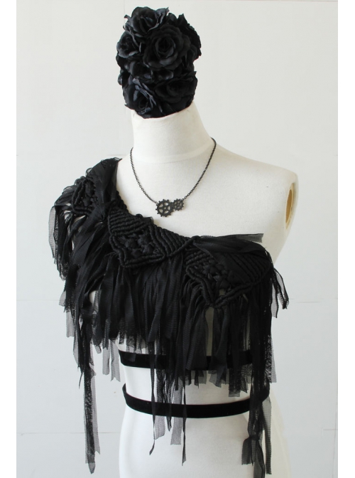 Punk Black Retro Gear Female Fashion Simple Hip Hop Necklace