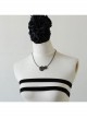Punk Black Retro Gear Female Fashion Simple Hip Hop Necklace