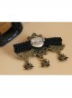Goth Fashion Black Vampire Personality Spider Handmade Christmas Antique Brooch Buckle