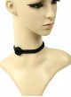 Retro Gothic Fashion Simple Individuality Black Lace Flower Necklace