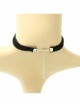 Retro Gothic Fashion Simple Individuality Black Lace Flower Necklace