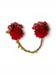 Fashion Personality Leisure Holiday Christmas Fairy Red Garland Rattan Headdress