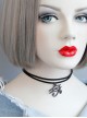 Gothic Retro Fashion Black Eye Of Horus Simple Pendant Collar