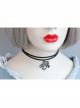 Gothic Retro Fashion Black Eye Of Horus Simple Pendant Collar