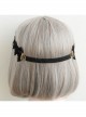 Goth Fashion Retro Palace Black Lace Tassels Halloween Christmas Headband