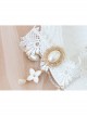 Palace Baroque Fashion Retro White Pearl Lace Flower Bride Female Bracelet