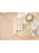Palace Baroque Fashion Retro White Pearl Lace Flower Bride Female Bracelet
