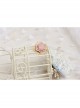 Baroque Retro Fashion White Lace Purple Rose Flower Retro Female Bracelet
