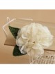 Retro Fashion Personality Simple White Flowers Handmade Female Antique Cloth Brooch