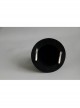 Retro Gothic Fashion Creative Polka Dot Brown Feather Black Felt Cloth Top Hat