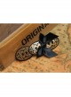 Cute Retro Fashion Simple Lolita Black Bow Lady Golden Hairpin
