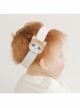 Handmade Baby Cute Simple Child Cat Hundred Days Old White Hairband