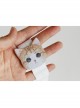 Handmade Baby Cute Simple Child Cat Hundred Days Old White Hairband