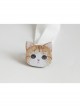 Handmade Baby Cute Simple Child Cat Hundred Days Old White Hairband