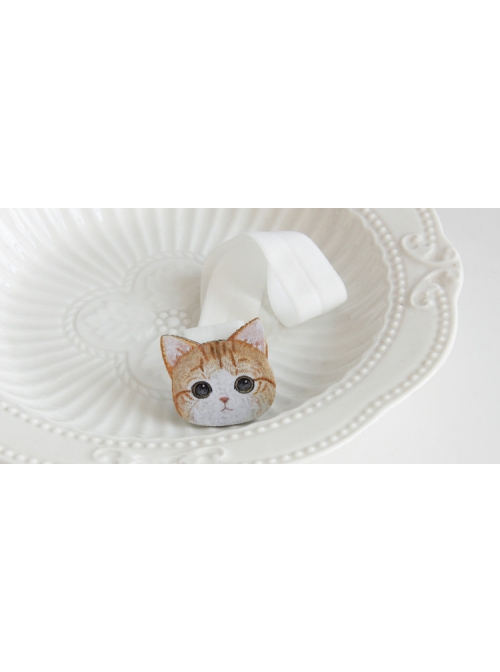 Handmade Baby Cute Simple Child Cat Hundred Days Old White Hairband