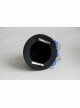 Retro Fashion Personality Party Royal Blue Flowers Black Mesh Top Hat Hairpin
